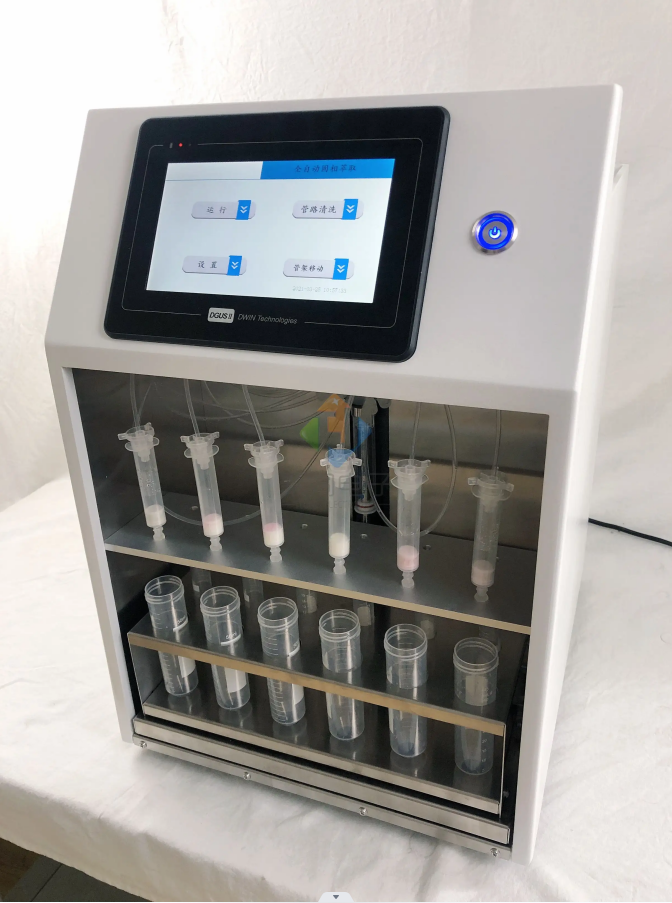 伍跃 多通道小柱接头耐酸碱有机溶剂氧化剂腐蚀固相萃取仪