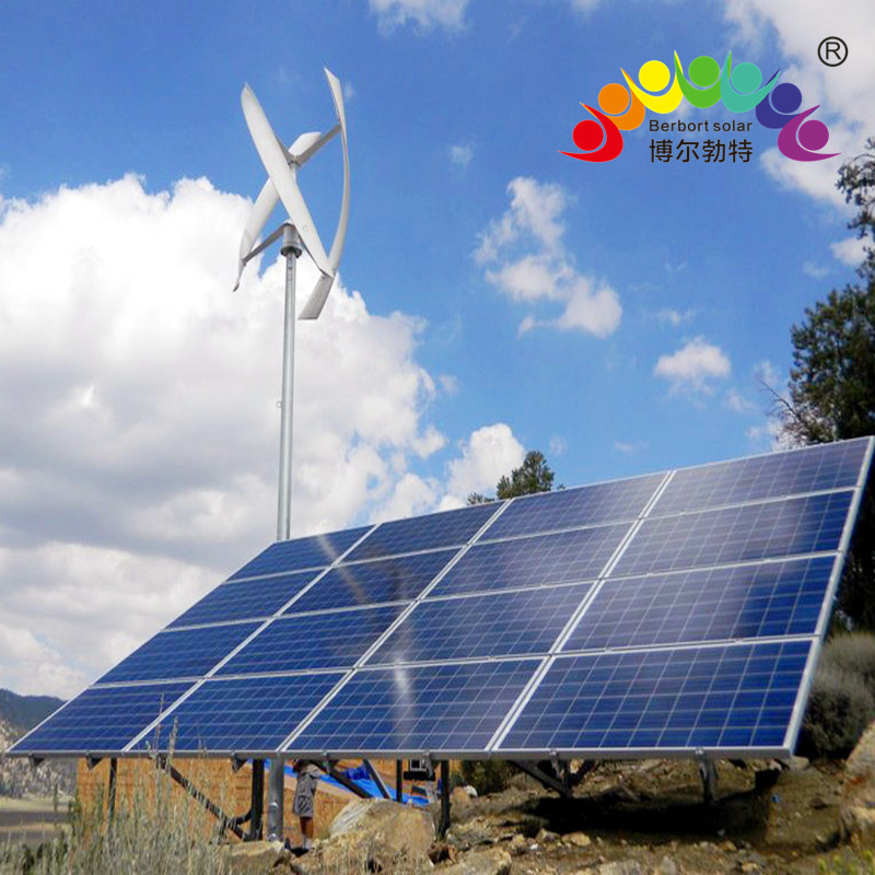 无电地区离网风光互补发电系统 太阳能供电系统厂家博尔勃特
