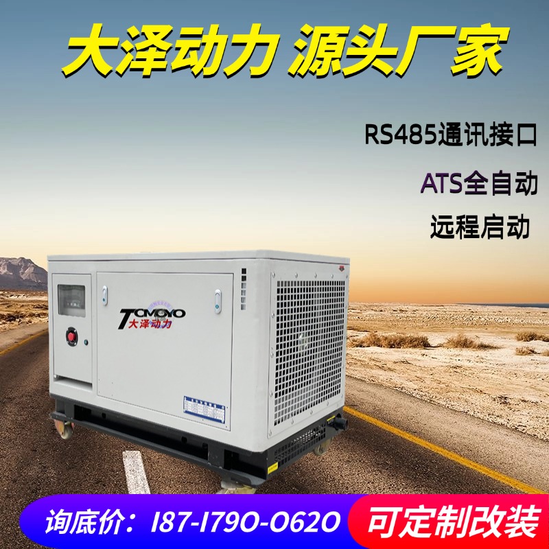 大泽动力25KW汽油发电机组TOTO25 远程遥控启停 230V400V OEM改装