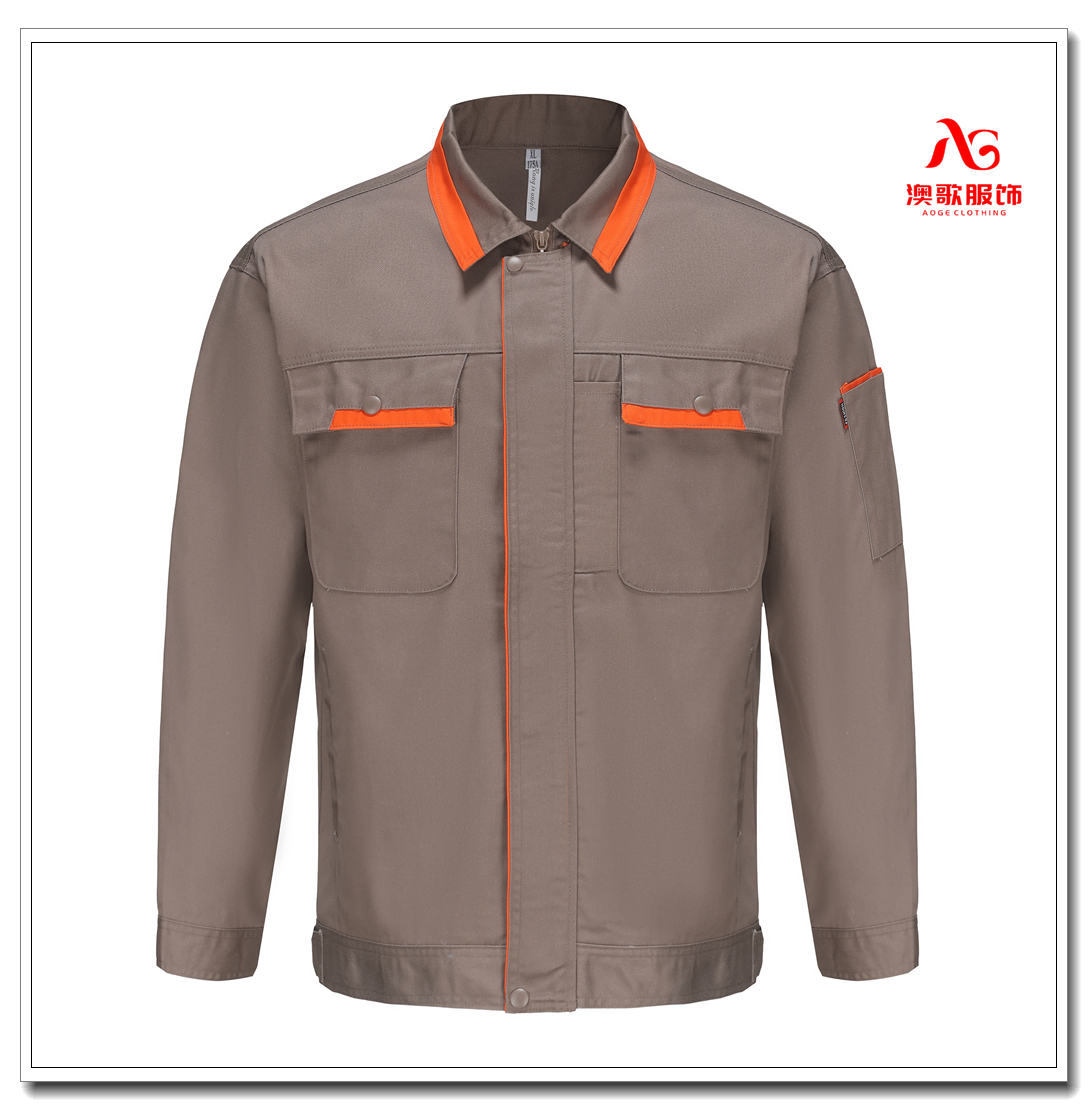 澳歌服饰涤棉长袖工程服全工艺不缩水抗皱耐磨