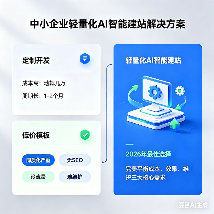 2026中小企业建站深度方案：低成本、高效果、易维护，数字化一步到位
