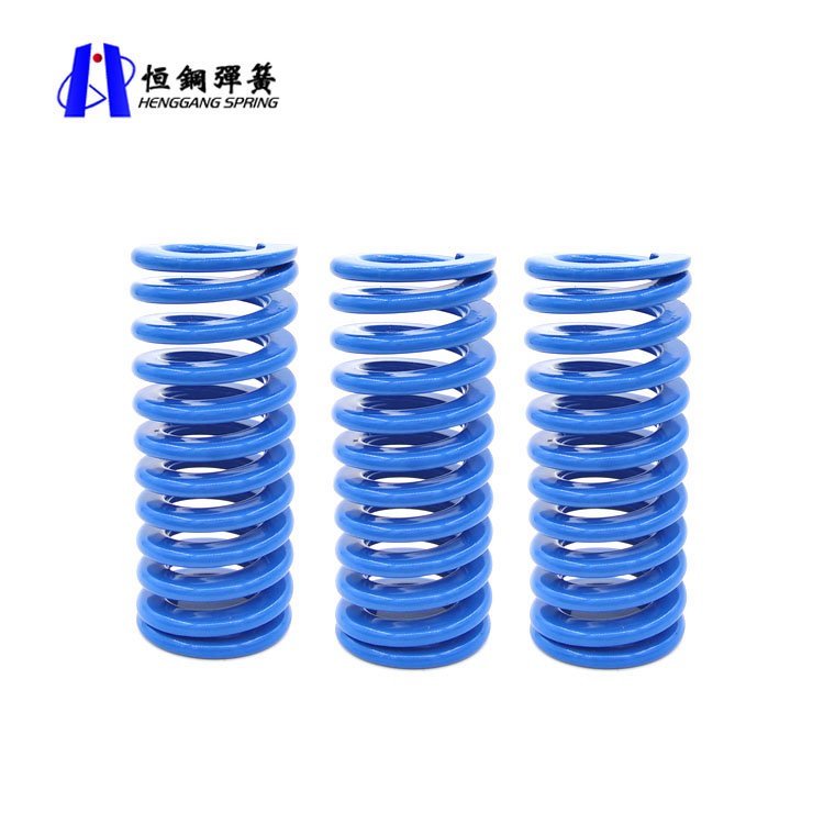 供应蓝色TL轻负荷模具弹簧 JIS日标 非标矩形弹 簧 JISB5012