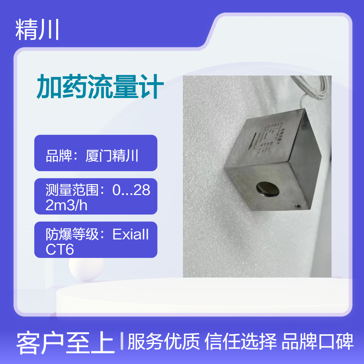 精川股份数字液晶远传显示JCEF型加药流量计可测3-300L/H