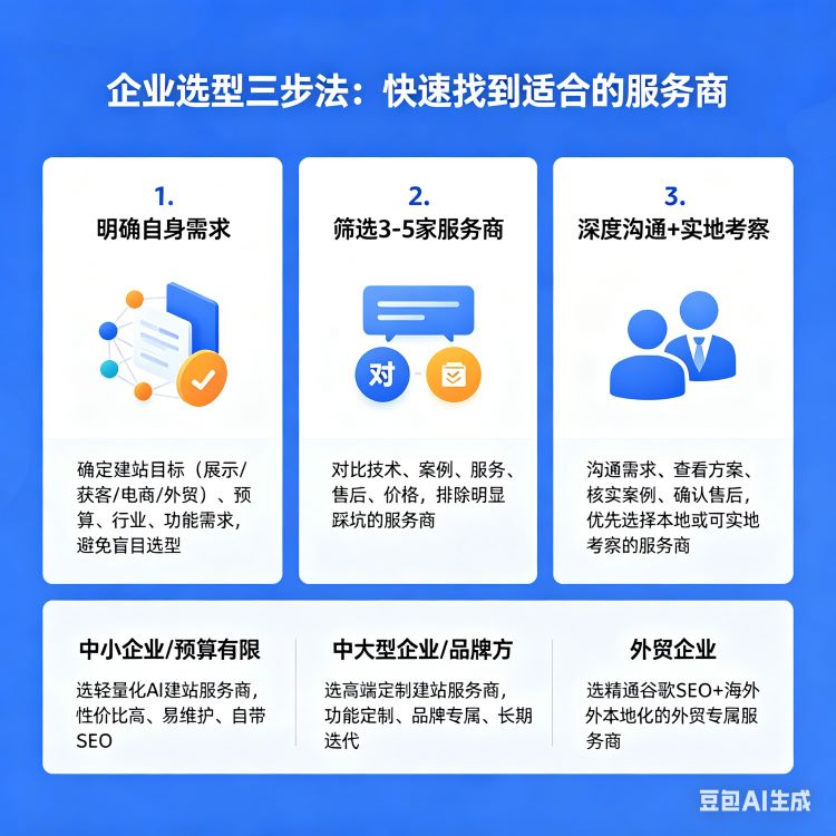 建站服务怎么选？深度避坑指南+优质服务商标准，不花冤枉钱
