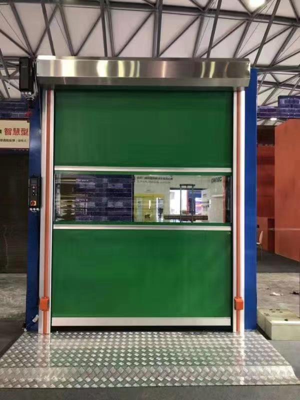 PVC快速卷闸门 全国安装可上门测量自动升降门车间车库雷达感应门