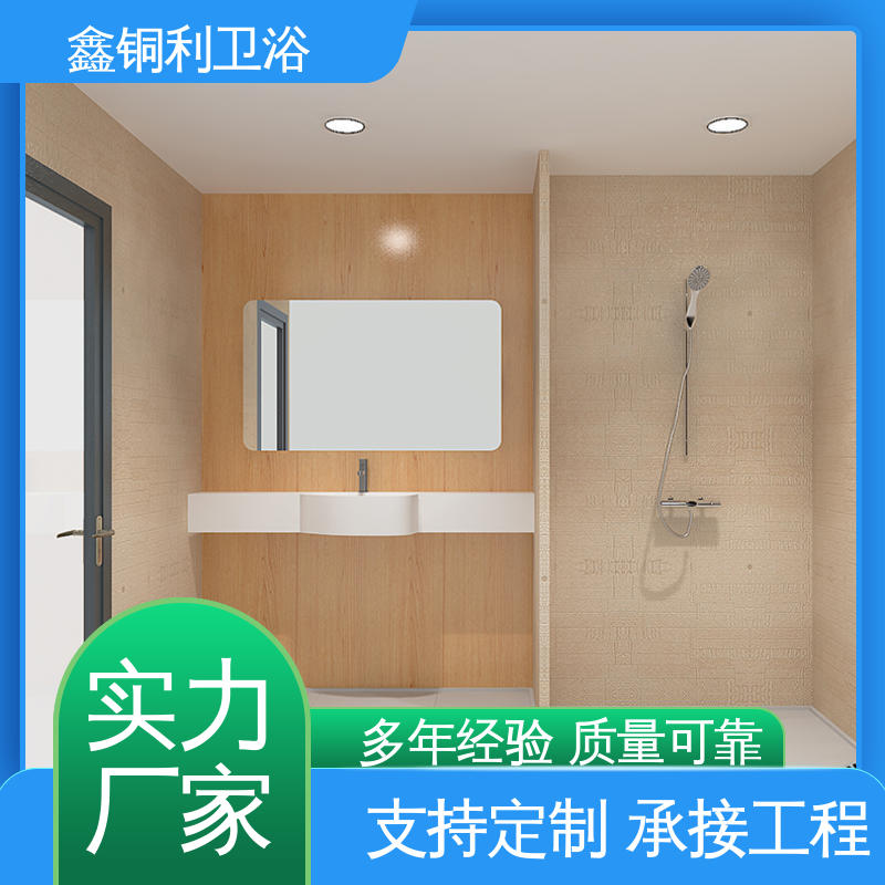 鑫铜利厂家 快拼式公寓 干湿分离 整体卫浴房 快速安装