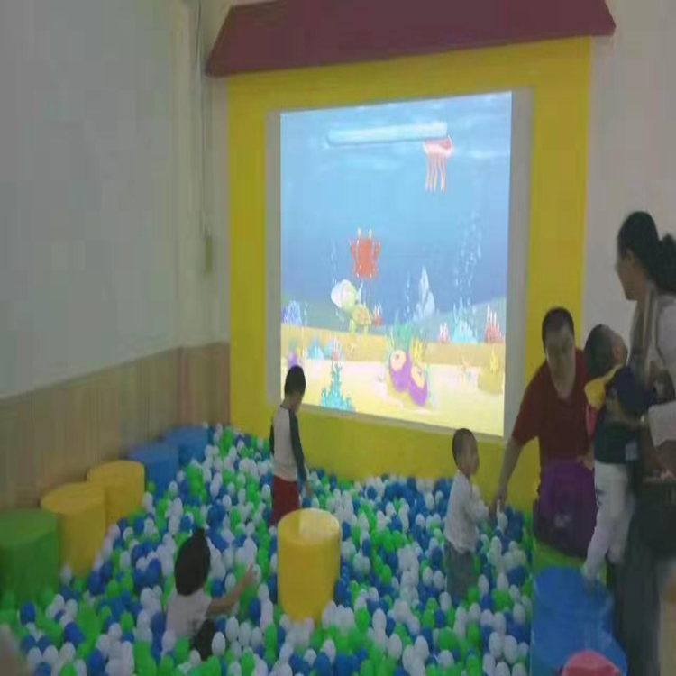 投影砸墙网红餐厅光影投影 酒吧ktv投影 3d5D全息酒店
