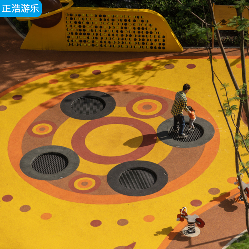 大型户外地蹦床 公园小区非标定制游乐设施 儿童拓展设备