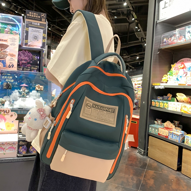 书包女韩版高中森系日系双肩包ins潮中学生初中生小清新简约背包