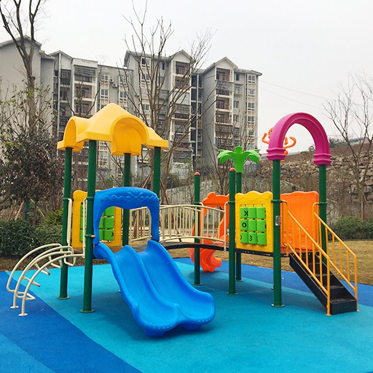 幼儿园学校社区小型塑料儿童游乐设施 户外家用组合滑梯厂家定制