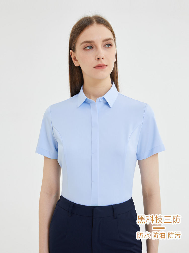 女士黑科技三防衬衫 防油 防污 防水 透气舒适 支持大中小企业团体定制