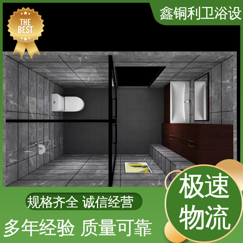 装配式整体浴室 带马桶洗手盆 安装快捷 多配制可选 鑫铜利厂家