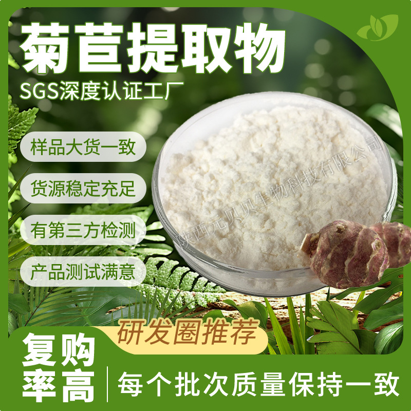 实力工厂批发菊粉菊苣提取物30:1菊苣根粉现货原料菊苣粉包邮
