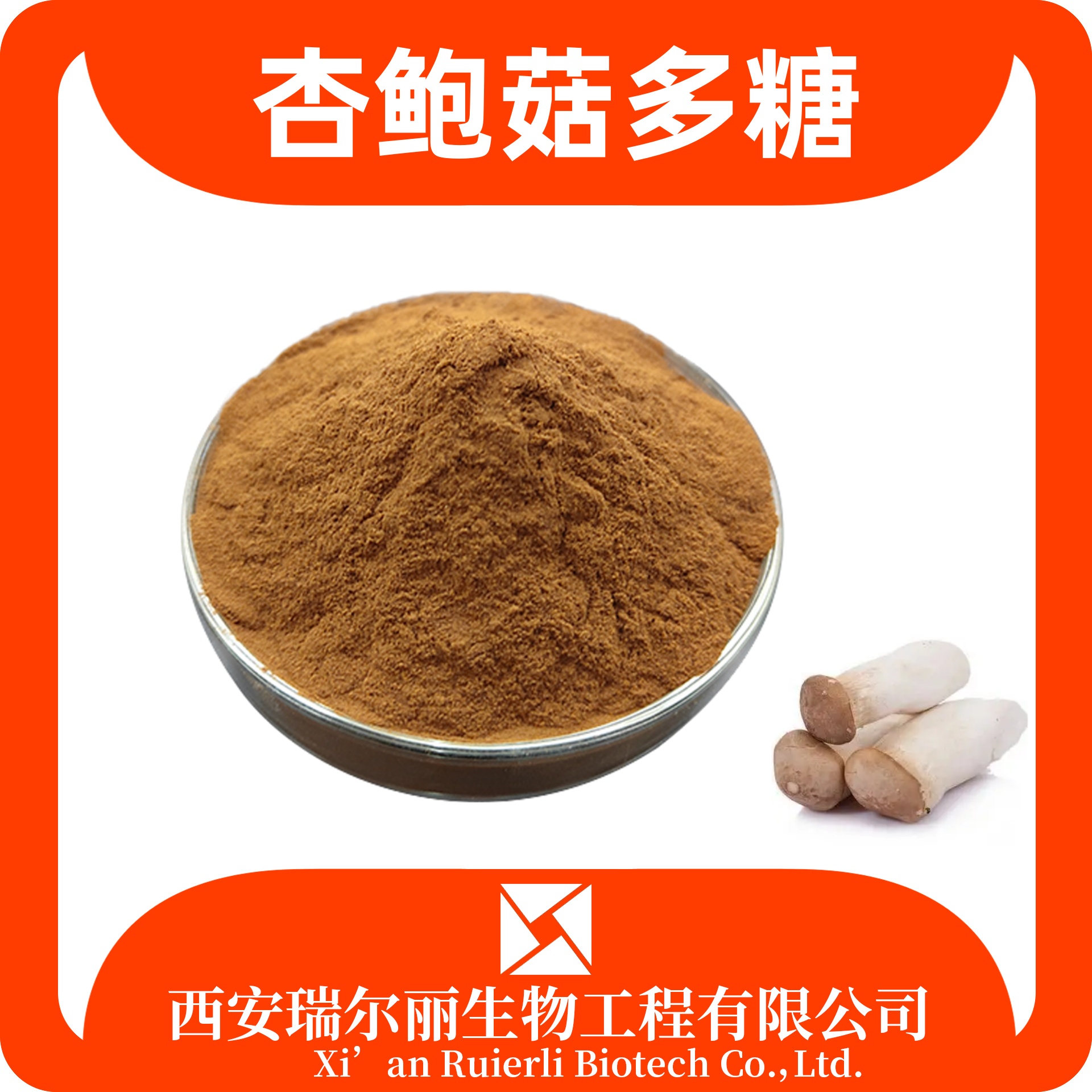 杏鲍菇多糖 10-50% 杏鲍菇提取物 SC证 植物多糖 瑞尔丽生物