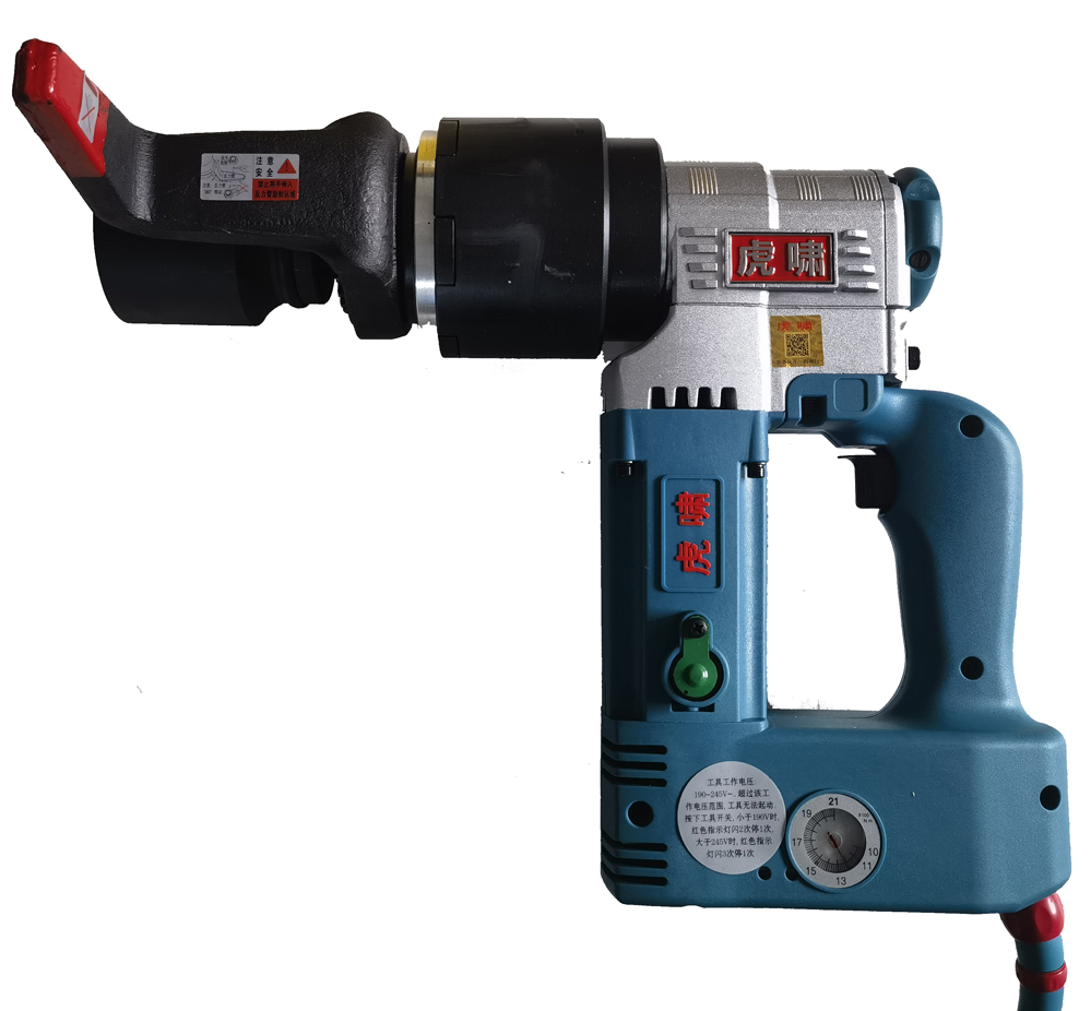T2000NA虎啸电动扭矩扳手1000-2100NM适用M27-M30高强螺栓安装