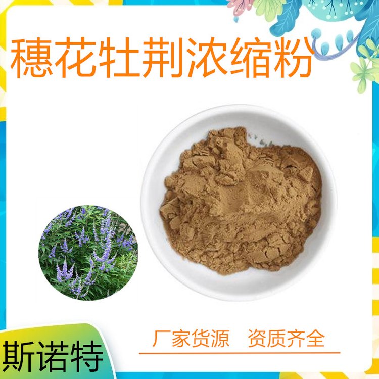 穗花牡荆浓缩粉 提取物 比例萃取原料粉 斯诺特生物 1公斤起售