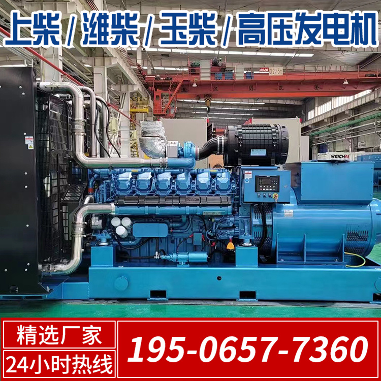 1350kw高压发电机 备用应急电源 能耗低动力强 服务完善