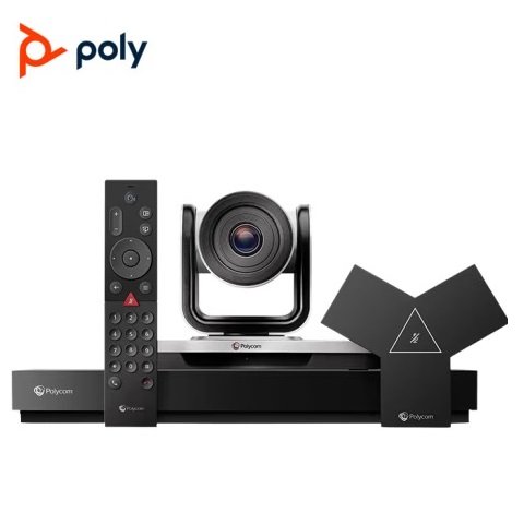 Poly G7500套装 4K语音追踪摄像头 阵列降噪麦克 适用于中大型会议室