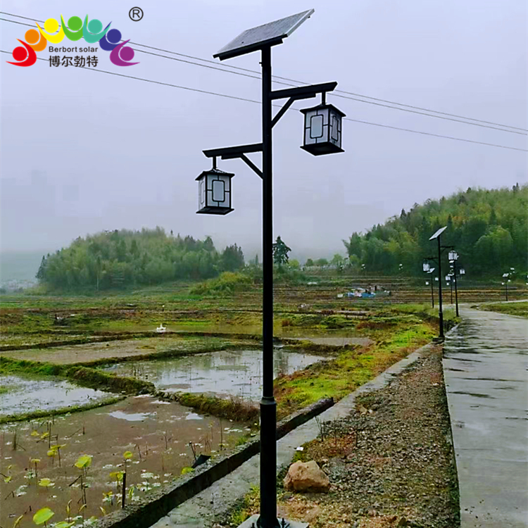博尔勃特 LED景观灯学校小区广场照明太阳能庭院灯路灯杆厂家批发
