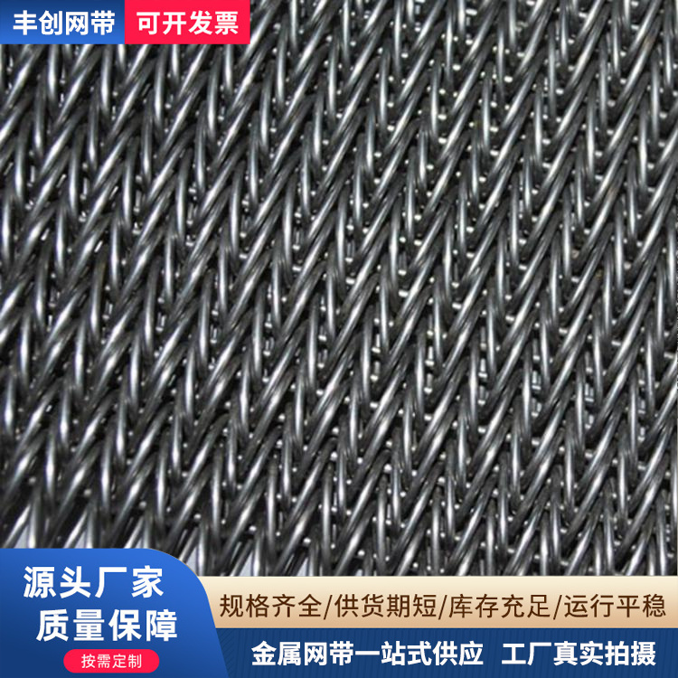 干渣机钢带 不锈钢输送网链 耐高温网带 流水线传送网 加密型输送带