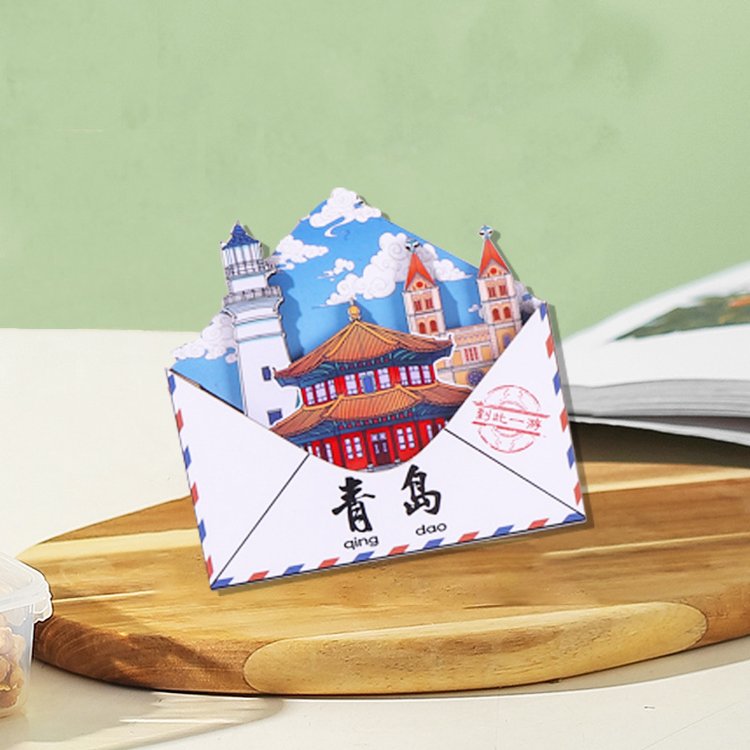 木质冰箱贴 旅游文创磁力贴 款式定制 支持设计