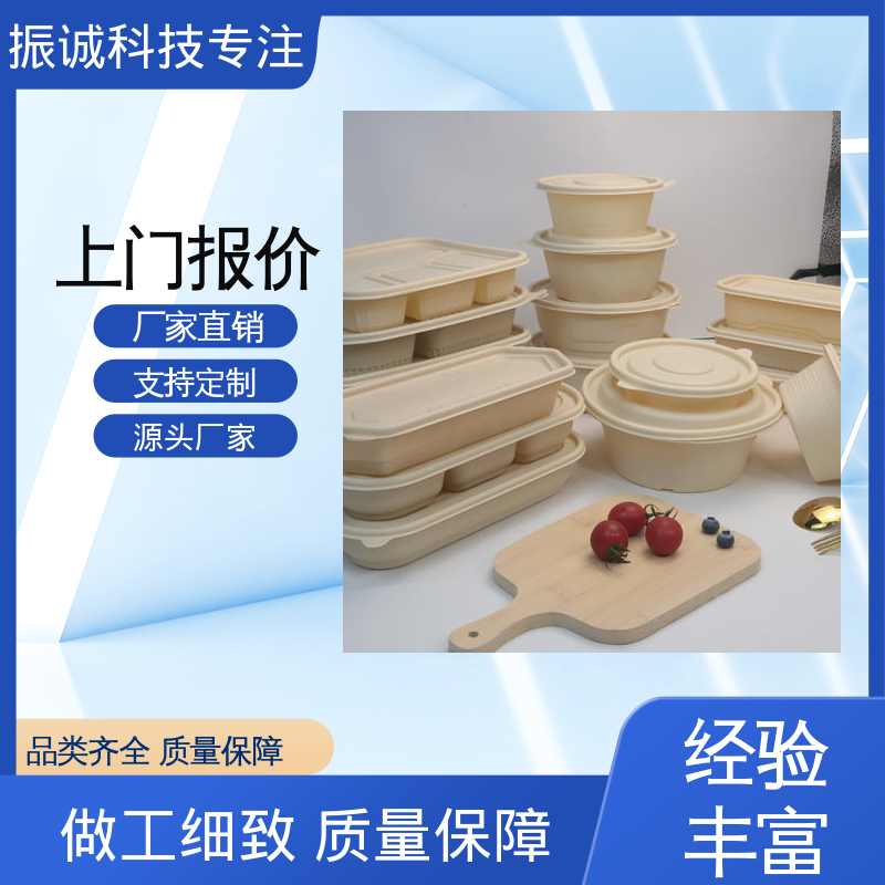 一次性餐盒 加厚 儿童带餐便携环保 两荤两素套餐碗 振诚科技
