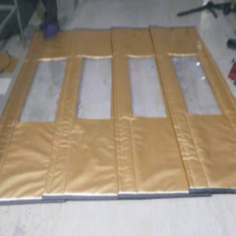 阔海 冬季保温门帘 商场用棉帘 pvc透明磁吸 隔音 支持定制