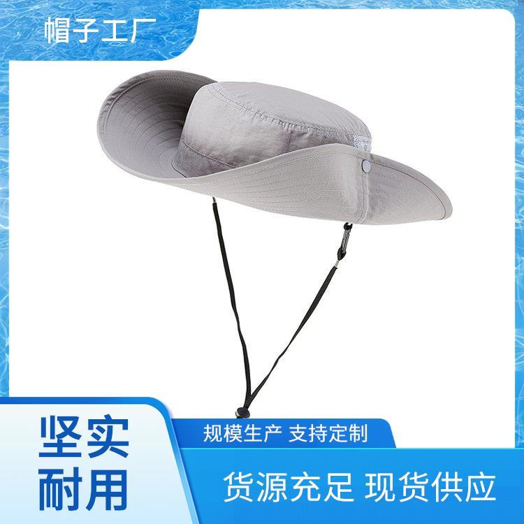 帽子厂家 夏天 防晒渔夫帽牌子 货源充足款式多样 LOGO刺绣