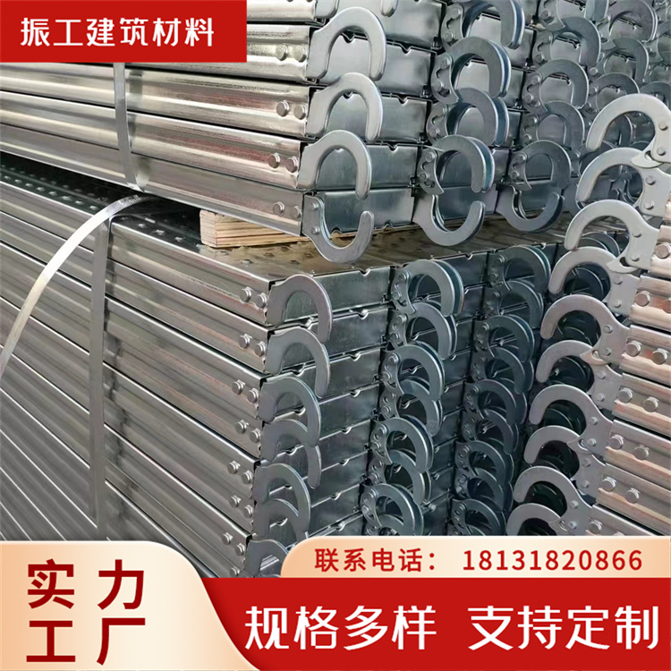 船用焊接挂钩防滑踏板 热镀锌脚手架钢板 工程建筑工地钢材脚踩板