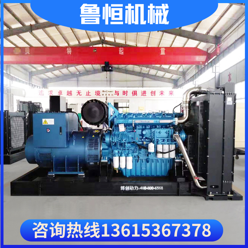潍柴博杜安1000kw柴油发电机组 户外施工常用工厂消防应急备用 OEM