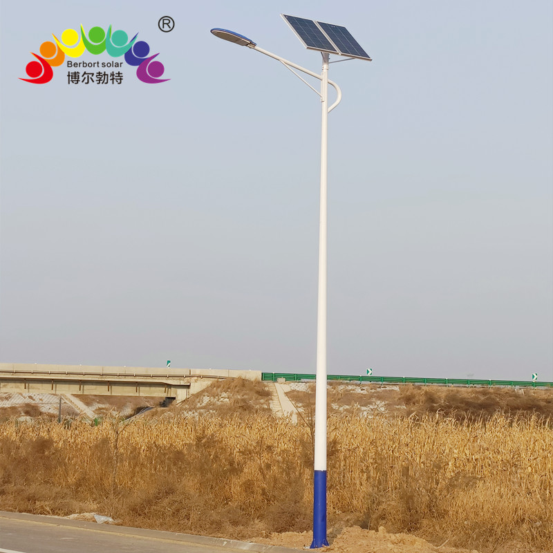 博尔勃特乡村振兴太阳能路灯市政道路照明led路灯杆厂家批发