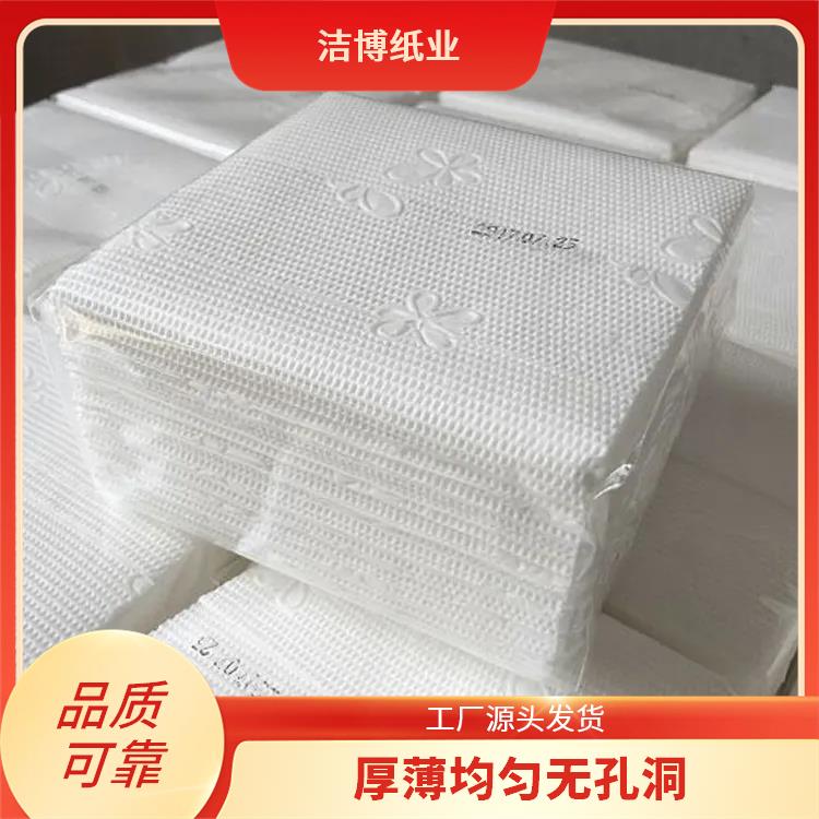 洁博纸业 适用于保险业 广告盒装抽纸 多层加厚湿水不易破