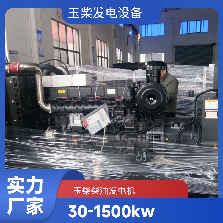 玉柴操作简单方便 商场医院应急备用 150KW柴油发电机 防雨罩型