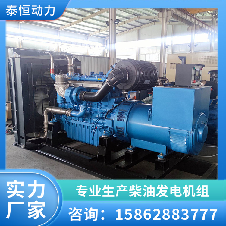 潍柴机组发电机 节能省油 全铜无刷 绿色动力 施工矿用
