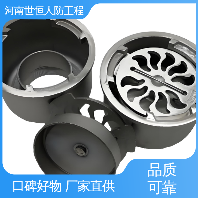DN80 经久耐用 铸铁防爆地漏 符合人防标准要求 世恒