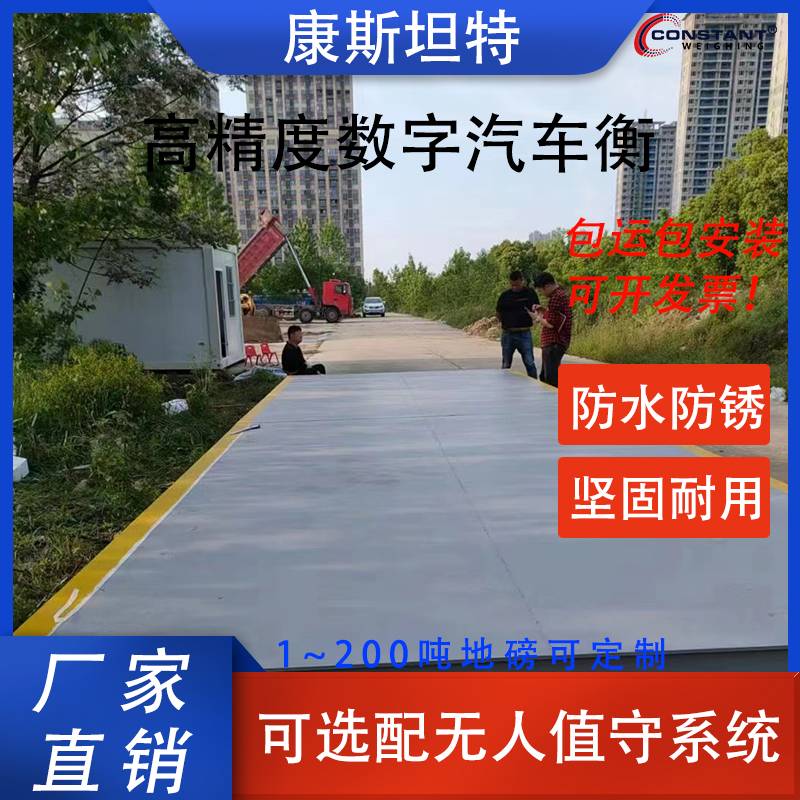 【康斯坦特】 防腐蚀 农用工业用 30吨汽车衡 2.2米*6米单节地磅厂家