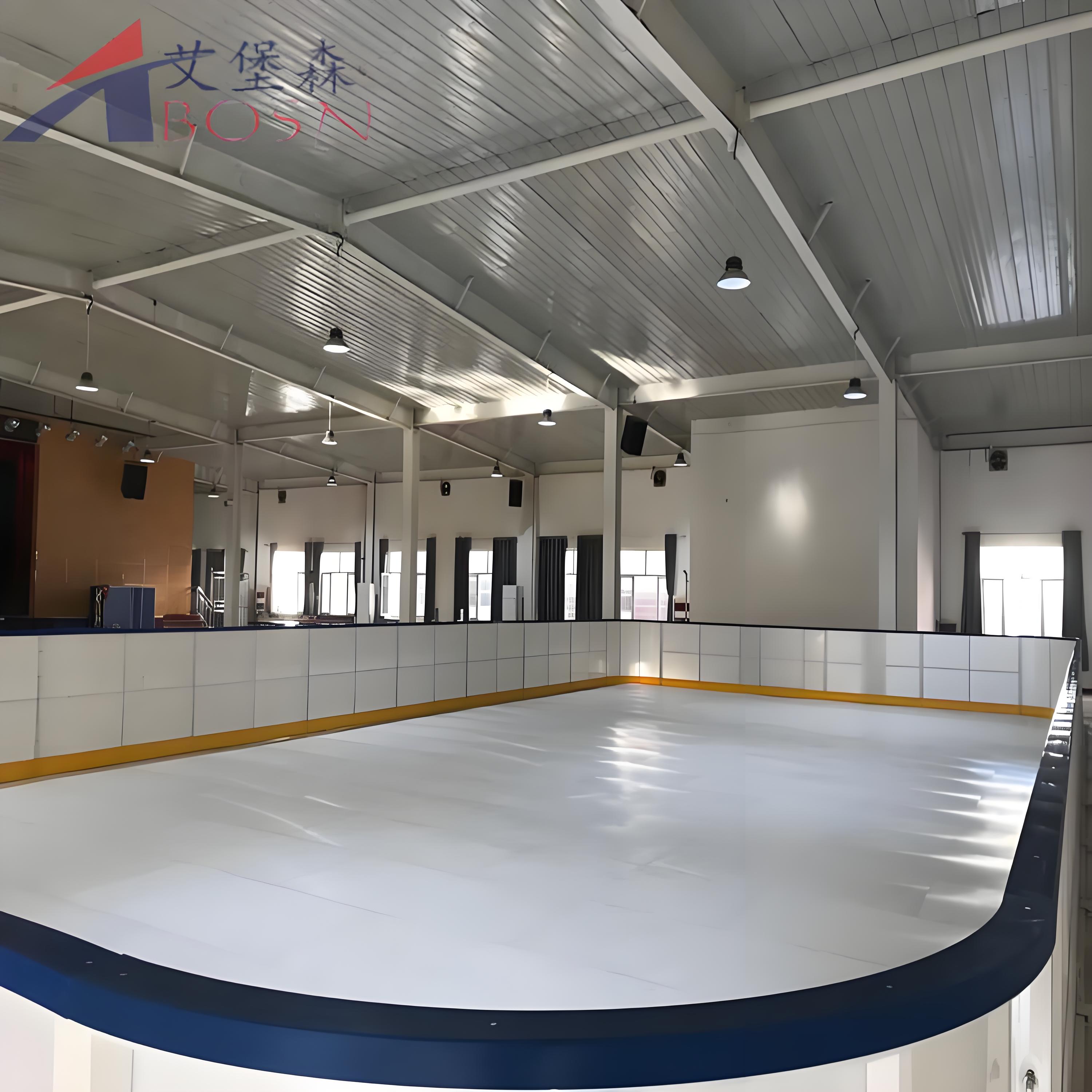 超高分子量聚乙烯仿真冰板仿真冰滑行赛道 滑冰场护板旱冰场防护板