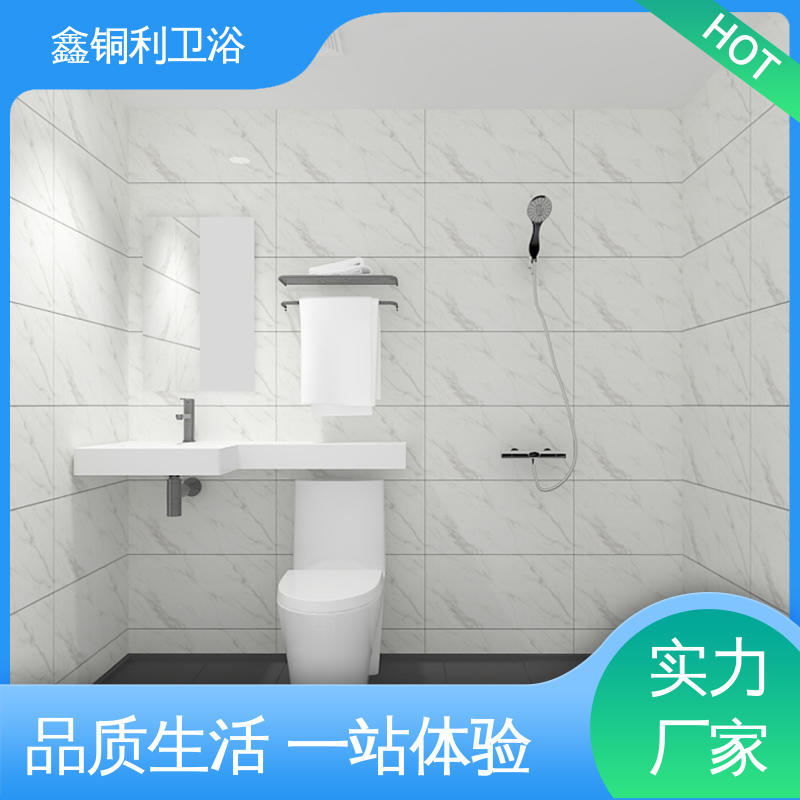 一体化整体卫浴 干湿分离 快拼式公寓 货源充足 鑫铜利厂家