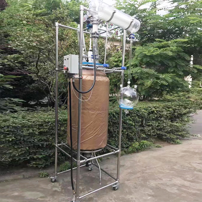 不锈钢反应釜 高压蒸汽反应罐 5L10L20L100L蒸馏反应器