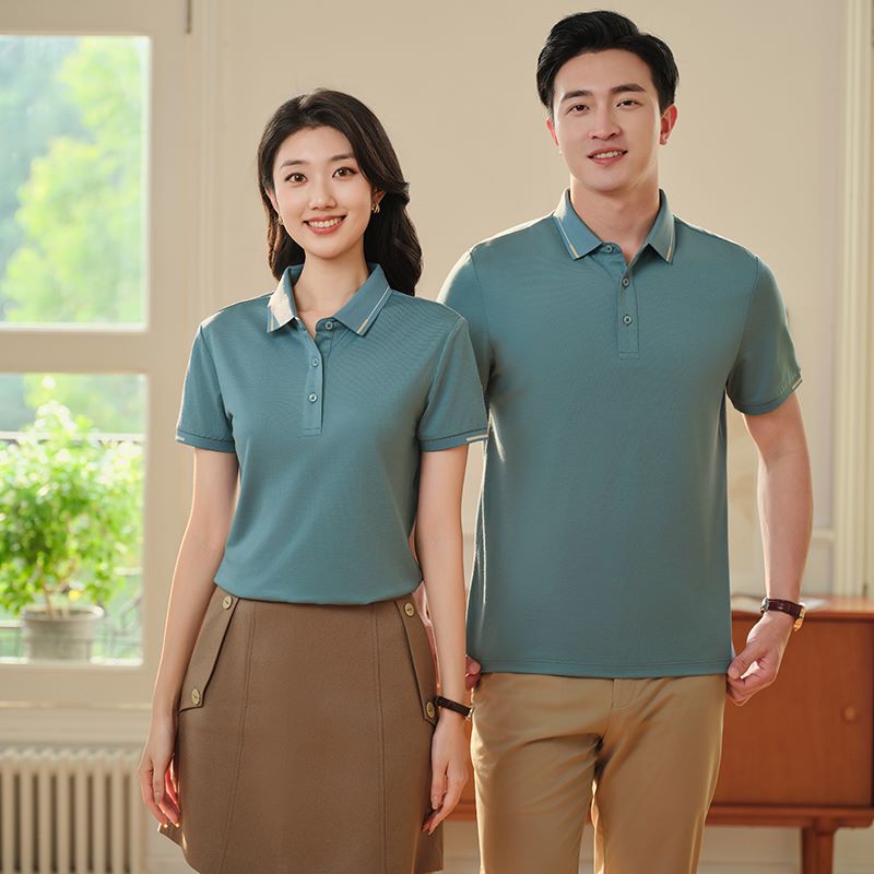 佰仕亨利桑蚕丝拉架珠花polo衫厂家批发定制 可提供oem代加工