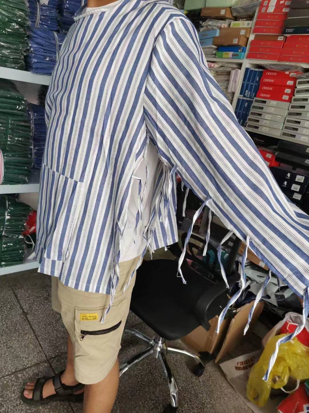 易穿脱病号服卧床病人住院护理服 适用于养老院瘫痪病人服装