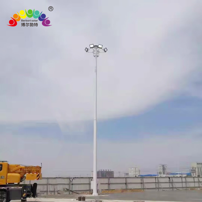升降式高杆灯 广场照明LED投光灯 中杆灯 球场灯厂家博尔勃特