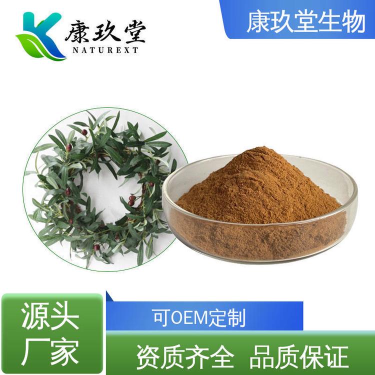 橄榄叶植物提取物 设备先进 Olive leaf Extract 棕黄色粉末 康玖堂