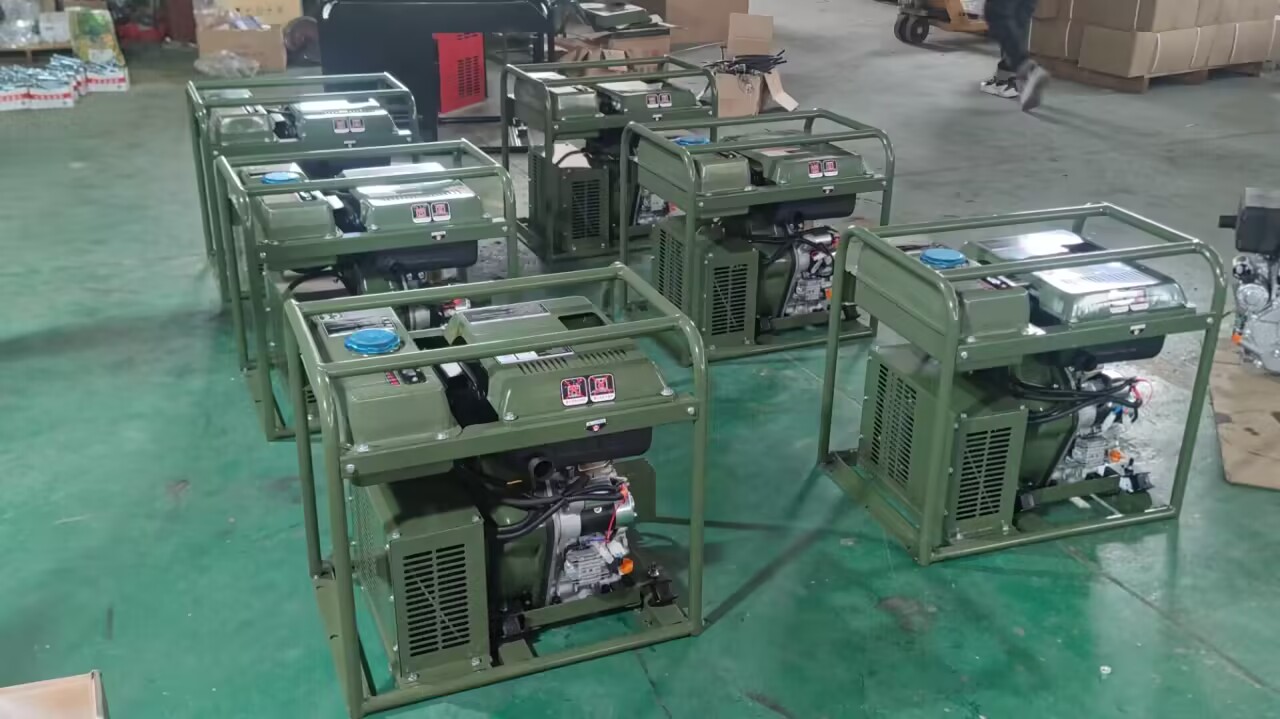 小型变频柴油发电机 方舱用220V单相 电启动3000转50HZ