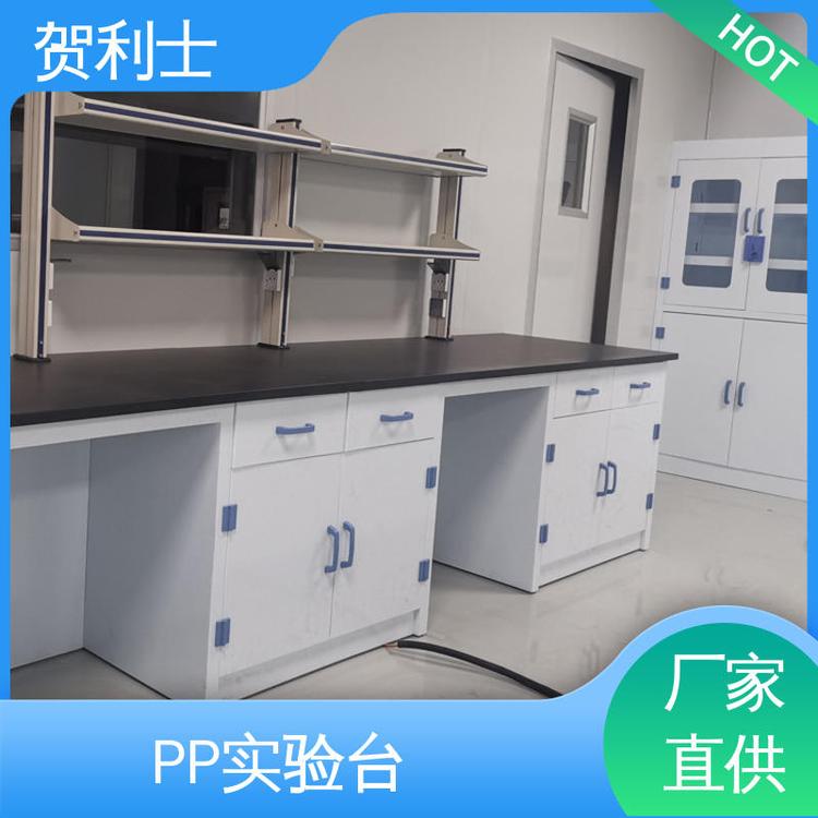 贺利士 食品药品生产研发 PP实验台柜 化验台 可按需定制