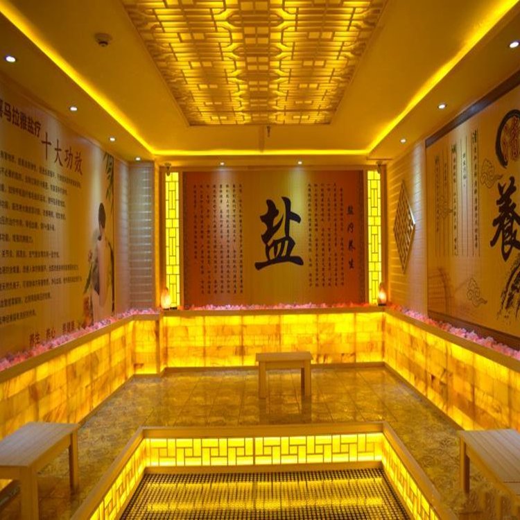 承建美容院盐疗房 安装喜马拉雅盐蒸房 艾草盐浴天道汗蒸房装修公司