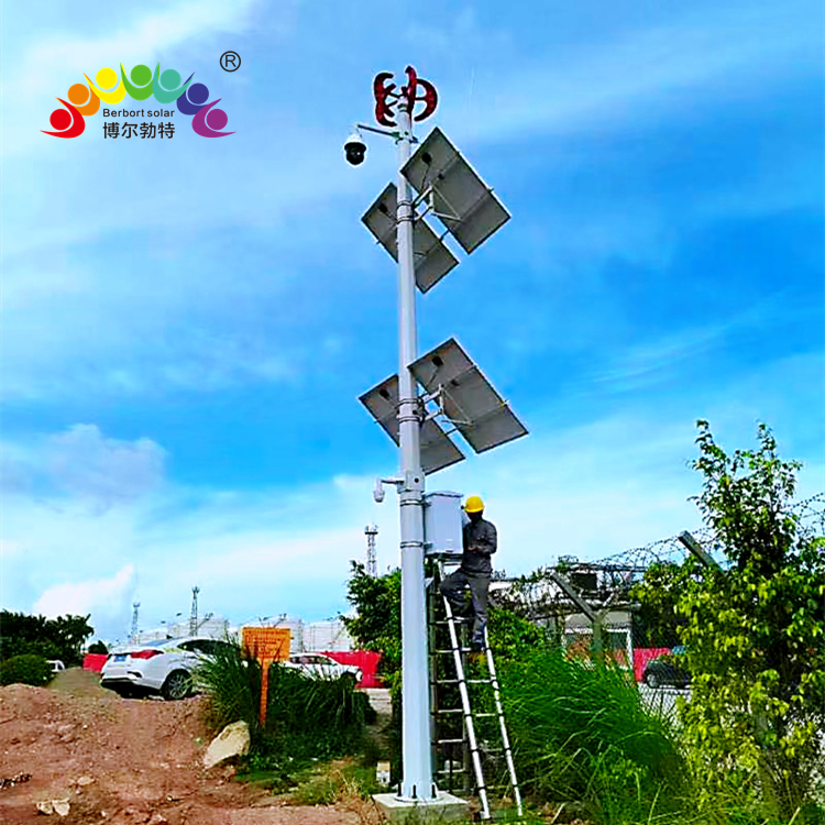 高速公路风光互补发电系统 太阳能监控供电系统厂家博尔勃特