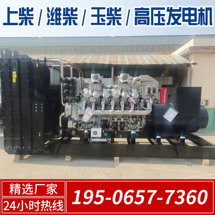900KW高压发电机组 国三排放标准 工作效率高 定制化方案