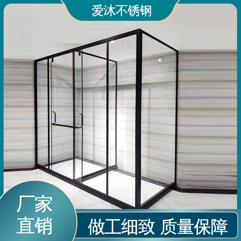 爱沐厂家 酒店家装洗澡房 一字型淋浴房 防腐防霉 易安装性