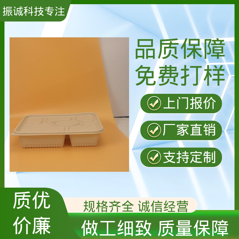 一次性餐盒 儿童带餐便携环保 两荤两素套餐碗 振诚科技